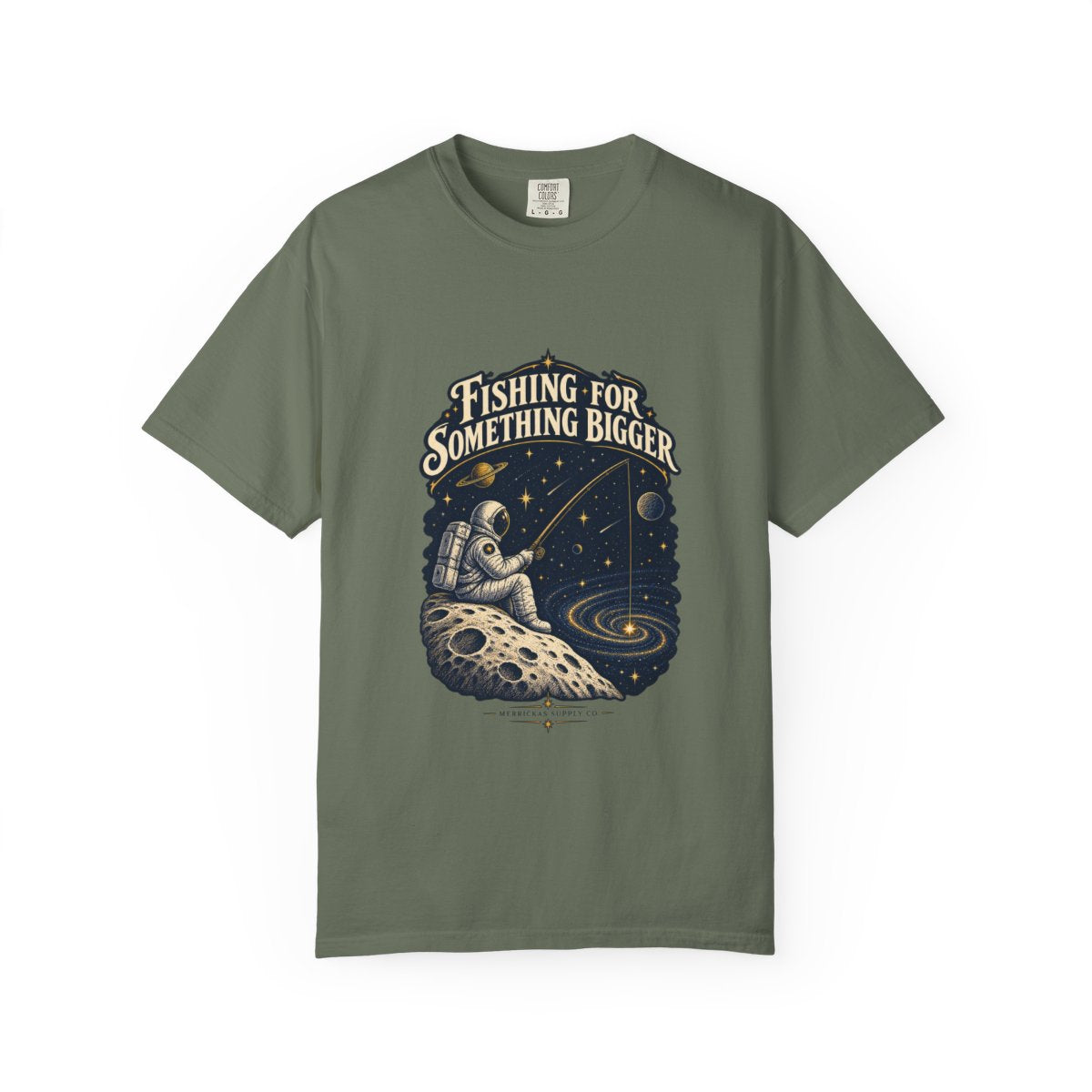 Fishing For Something Bigger Garment-Dyed Tee