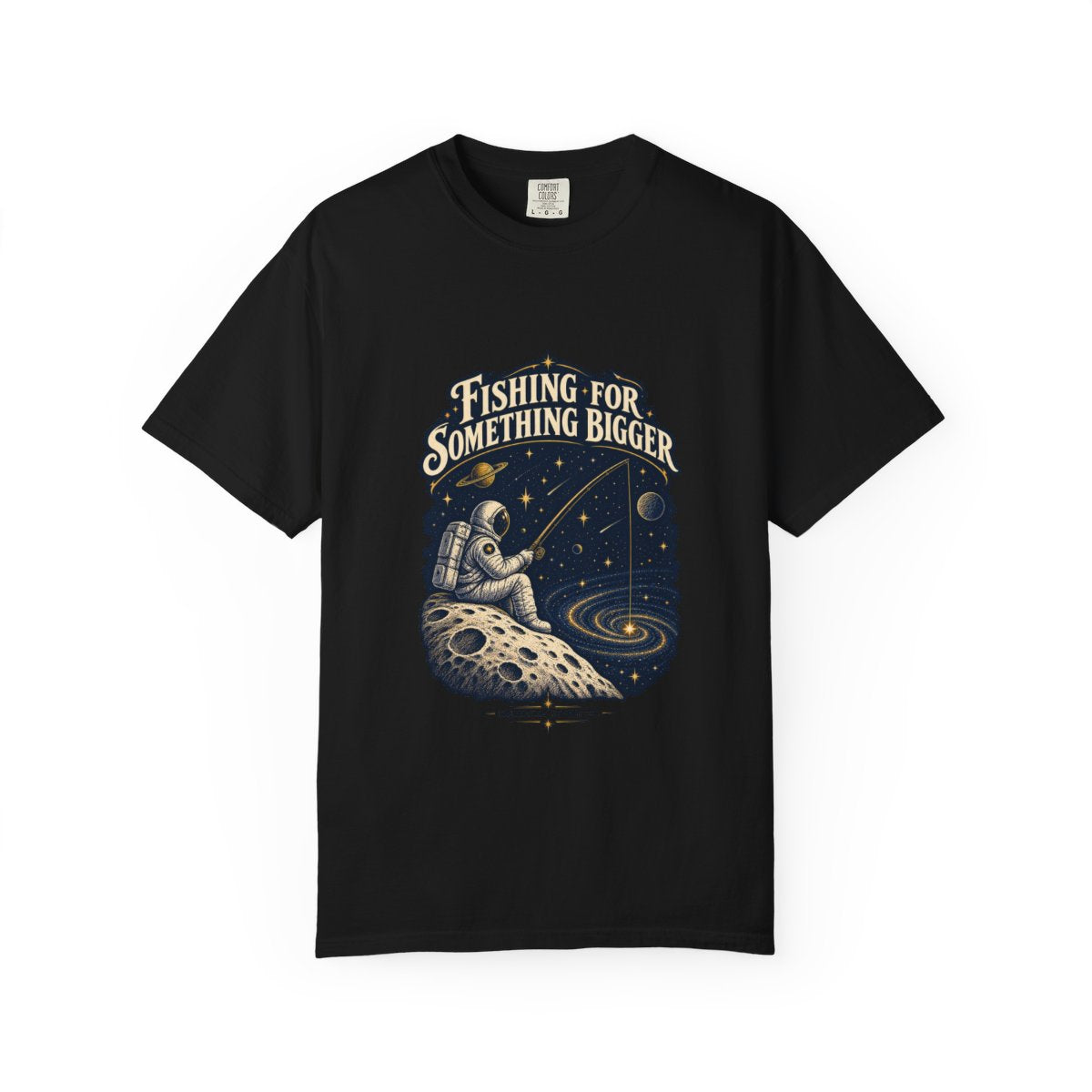 Fishing For Something Bigger Garment-Dyed Tee