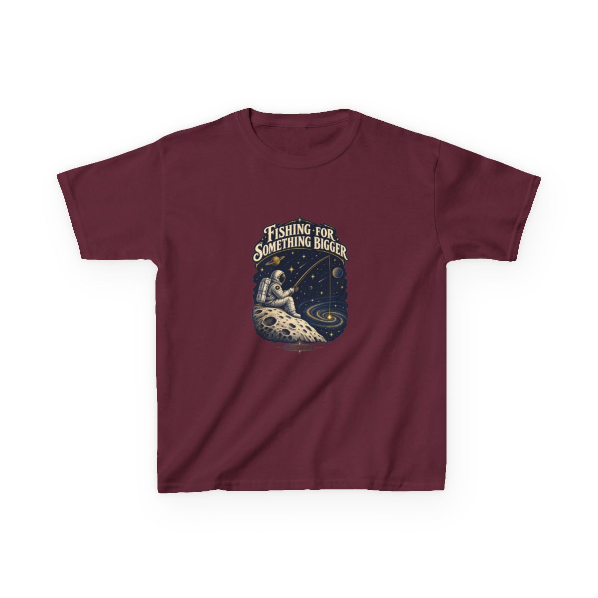 Fishing For Something Bigger Kids Tee