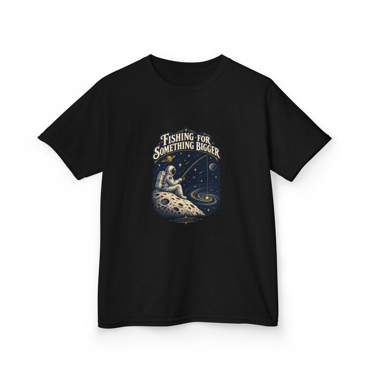 Fishing For Something Bigger Kids Tee