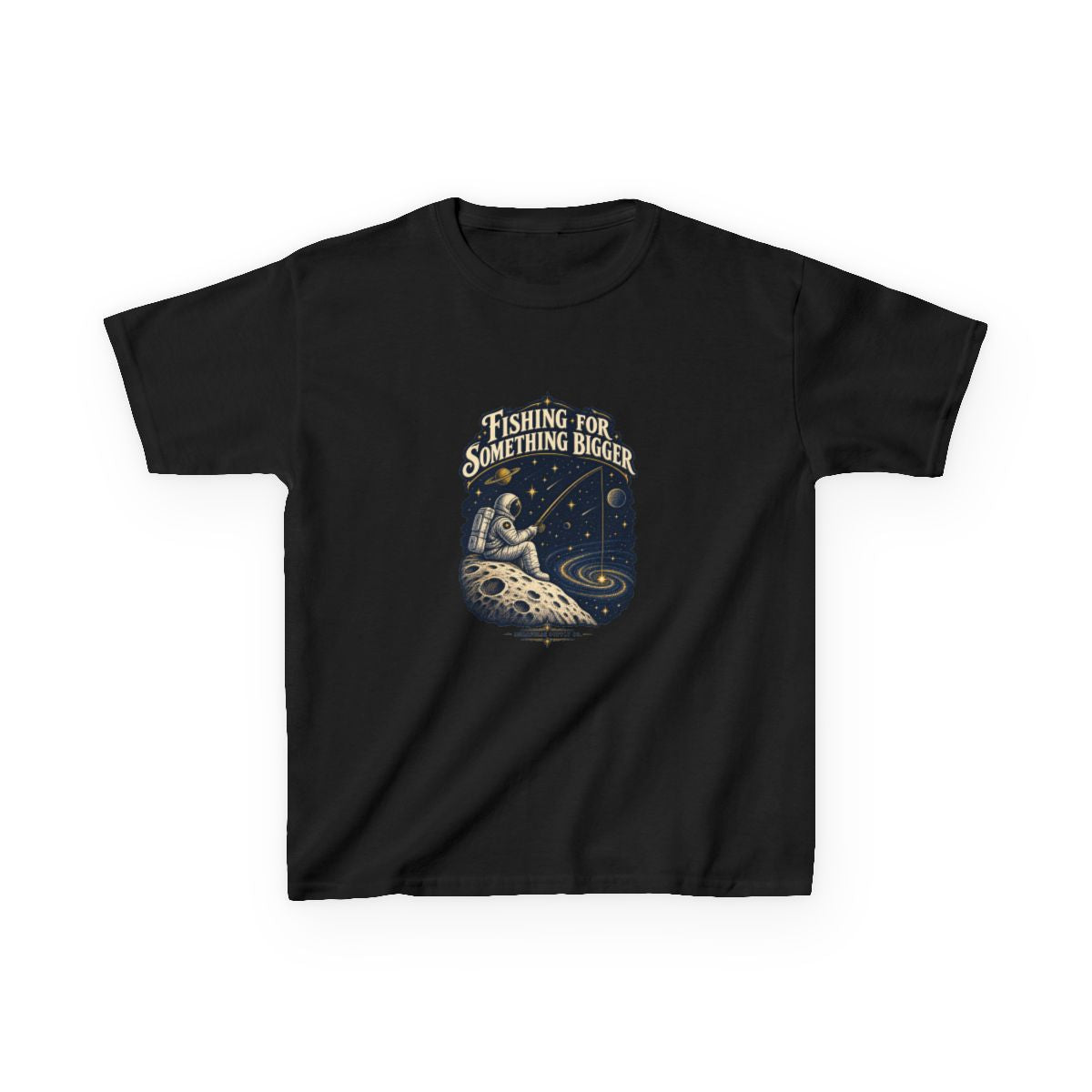 Fishing For Something Bigger Kids Tee