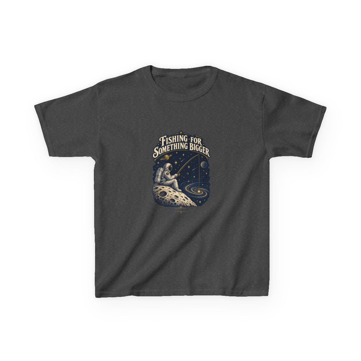 Fishing For Something Bigger Kids Tee