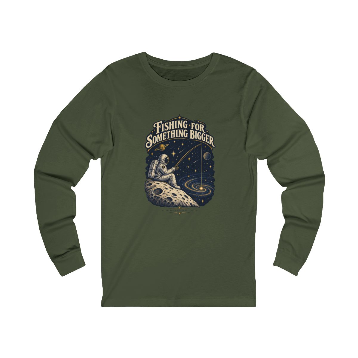 Fishing For Something Bigger Long Sleeve Tee