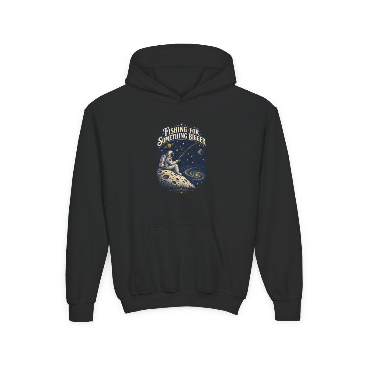 Fishing For Something Bigger Youth Hoodie