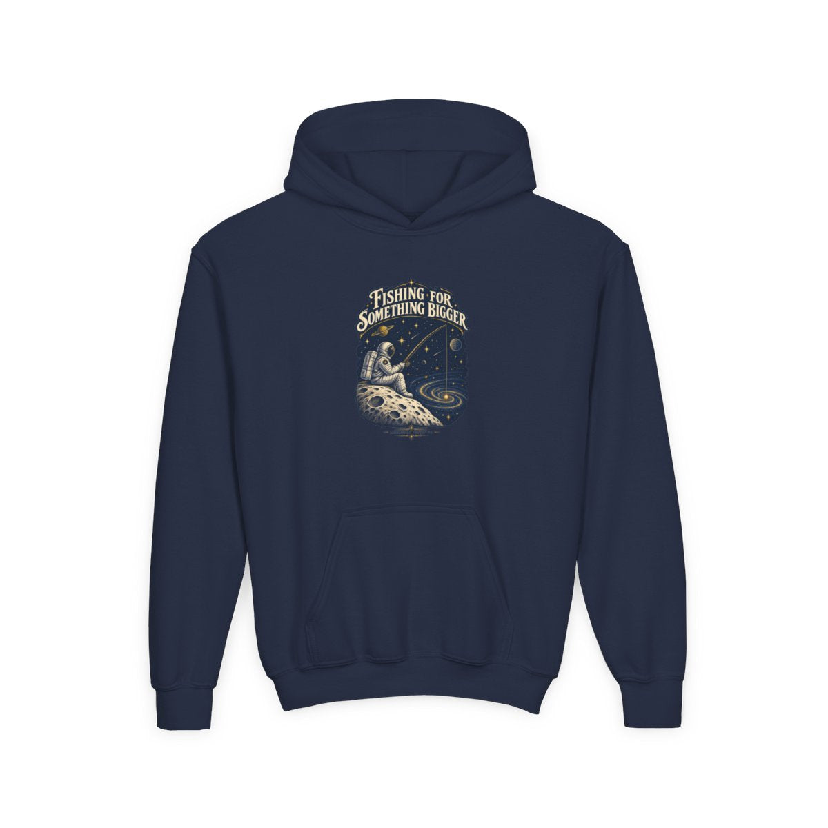 Fishing For Something Bigger Youth Hoodie