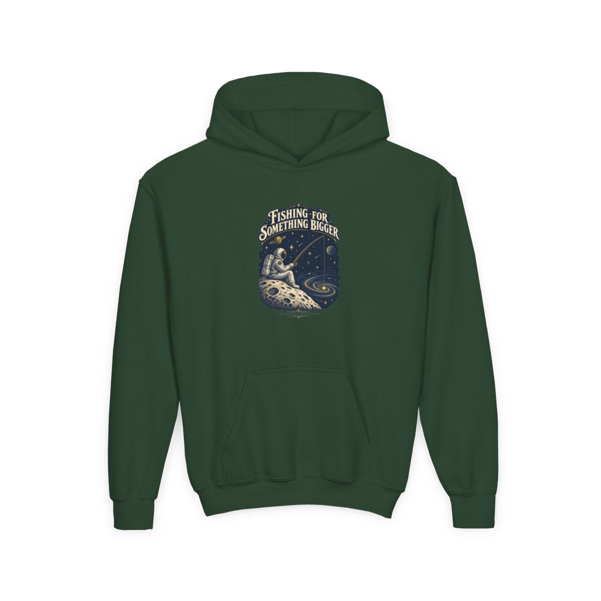 Fishing For Something Bigger Youth Hoodie