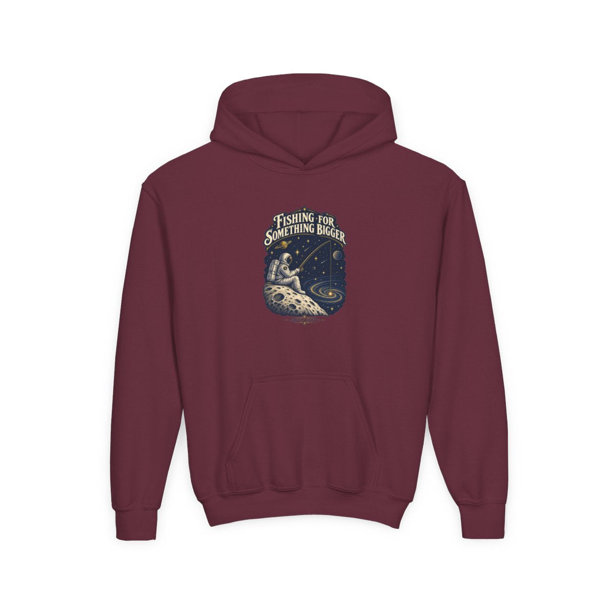 Fishing For Something Bigger Youth Hoodie