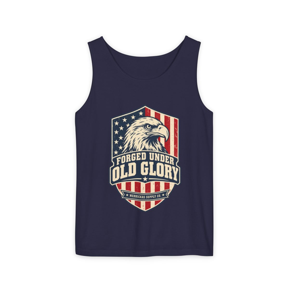 Forged Under Old Glory Garment-Dyed Tank