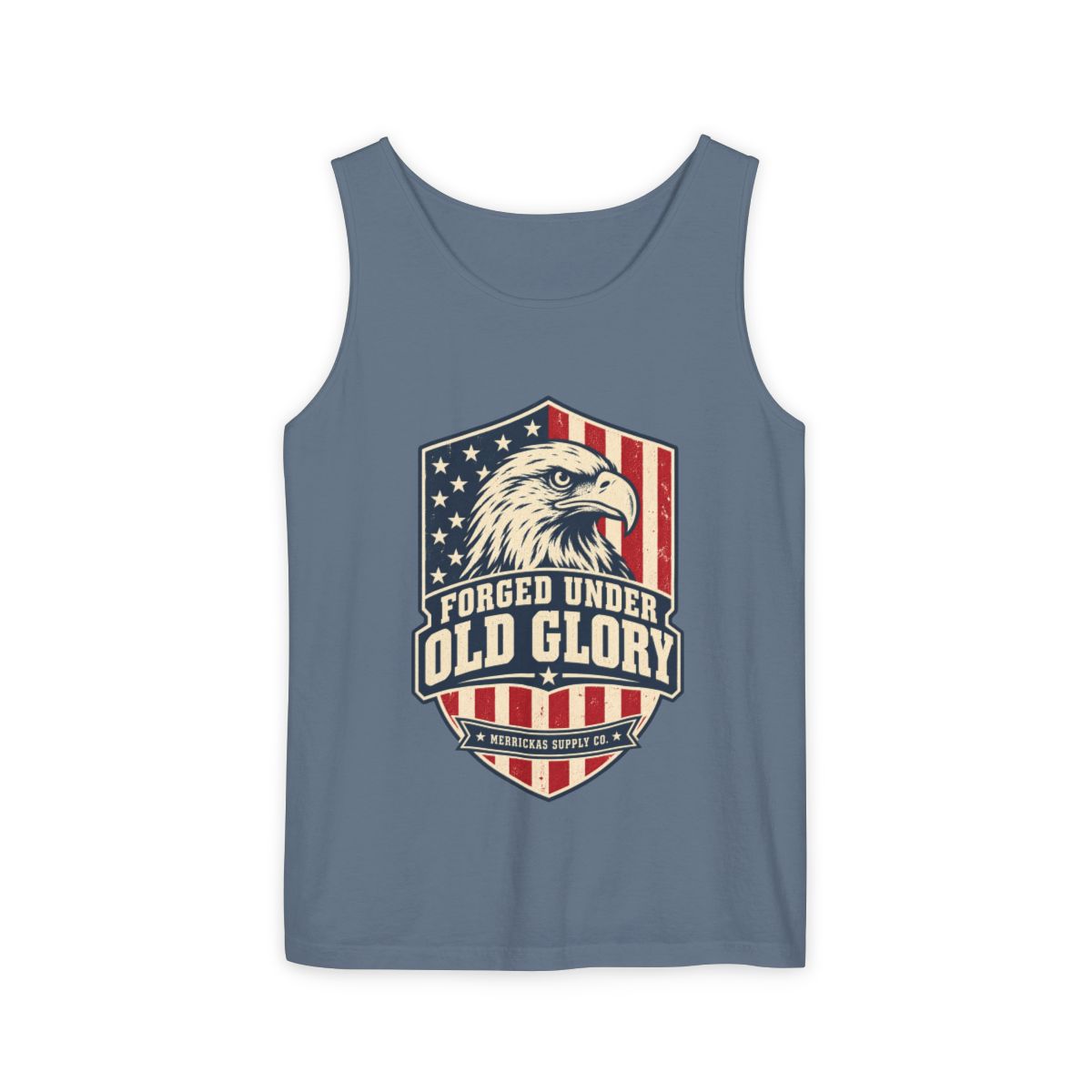 Forged Under Old Glory Garment-Dyed Tank