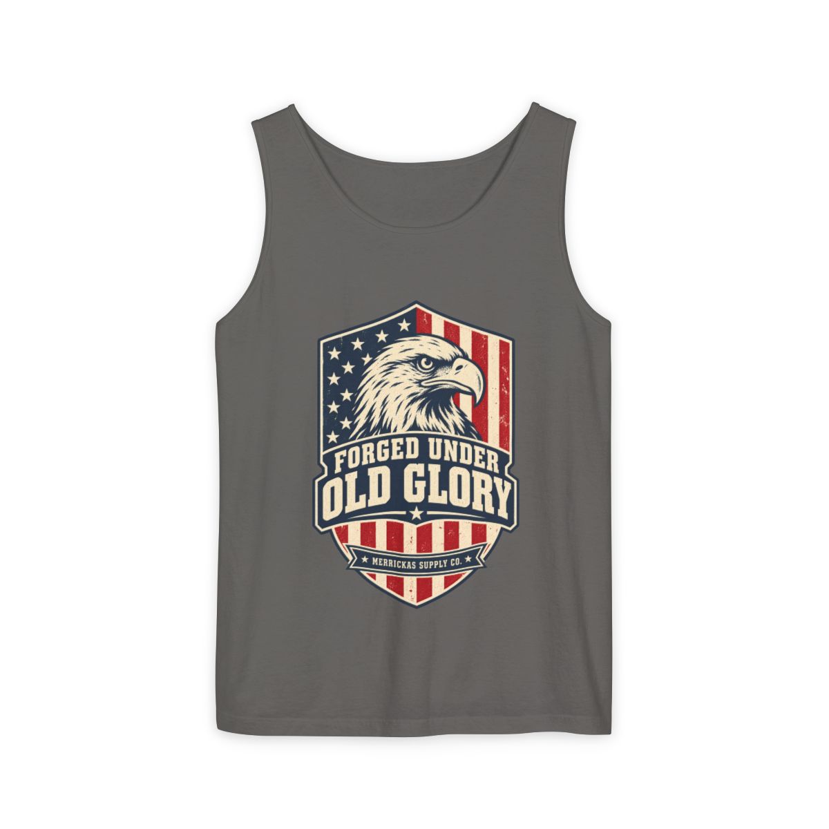 Forged Under Old Glory Garment-Dyed Tank