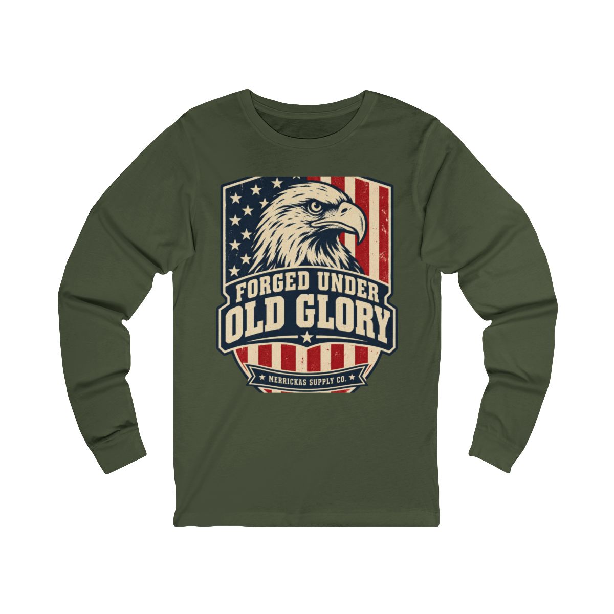 Forged Under Old Glory Long Sleeve Tee