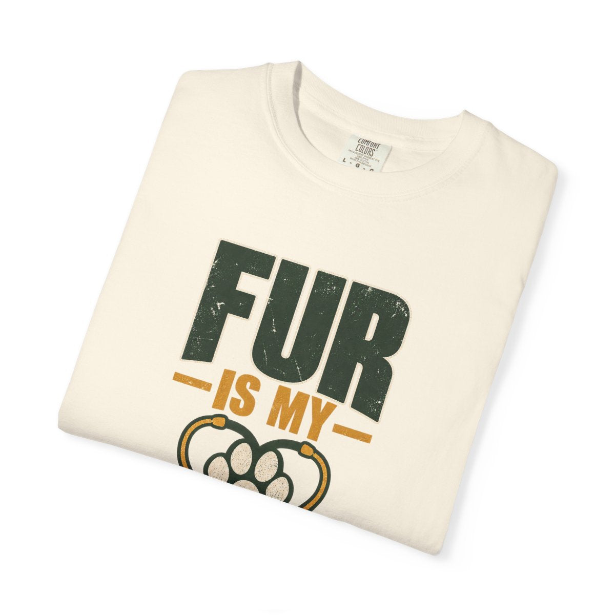 Fur Is My Glitter Garment-Dyed Tee