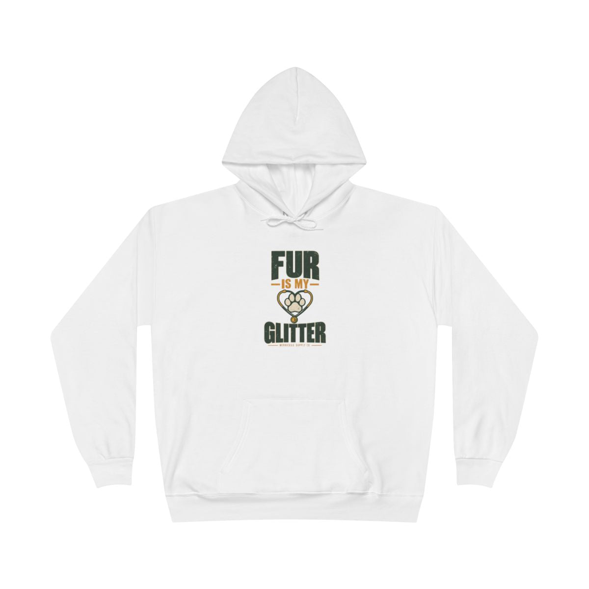 Fur Is My Glitter Heavyweight Hoodie