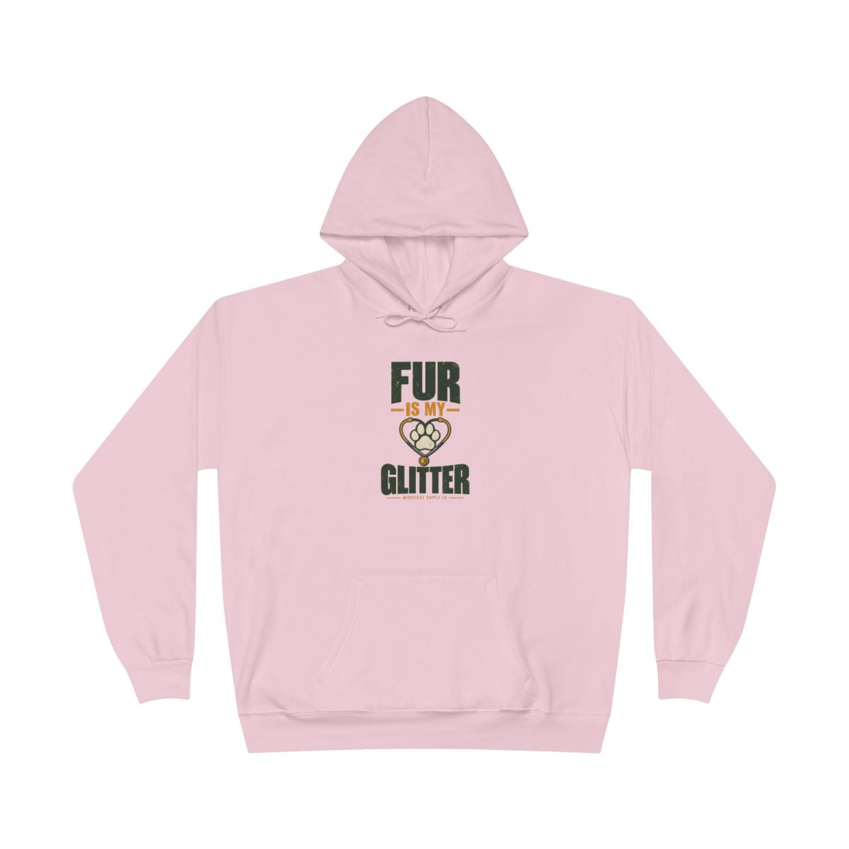 Fur Is My Glitter Heavyweight Hoodie