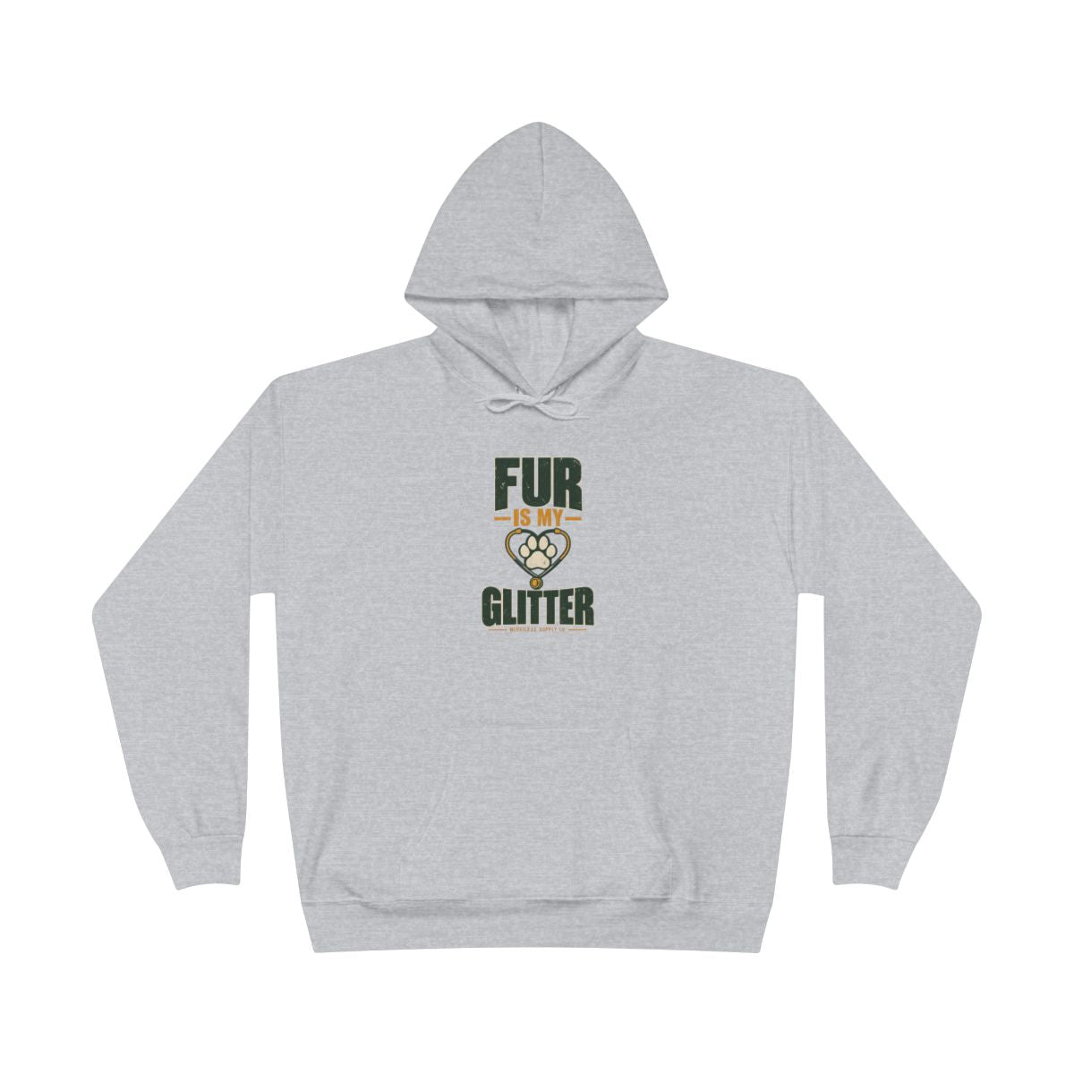 Fur Is My Glitter Heavyweight Hoodie