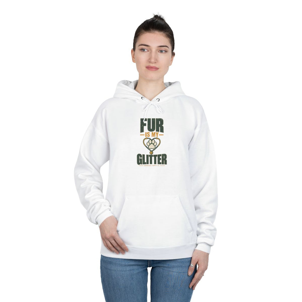Fur Is My Glitter Heavyweight Hoodie