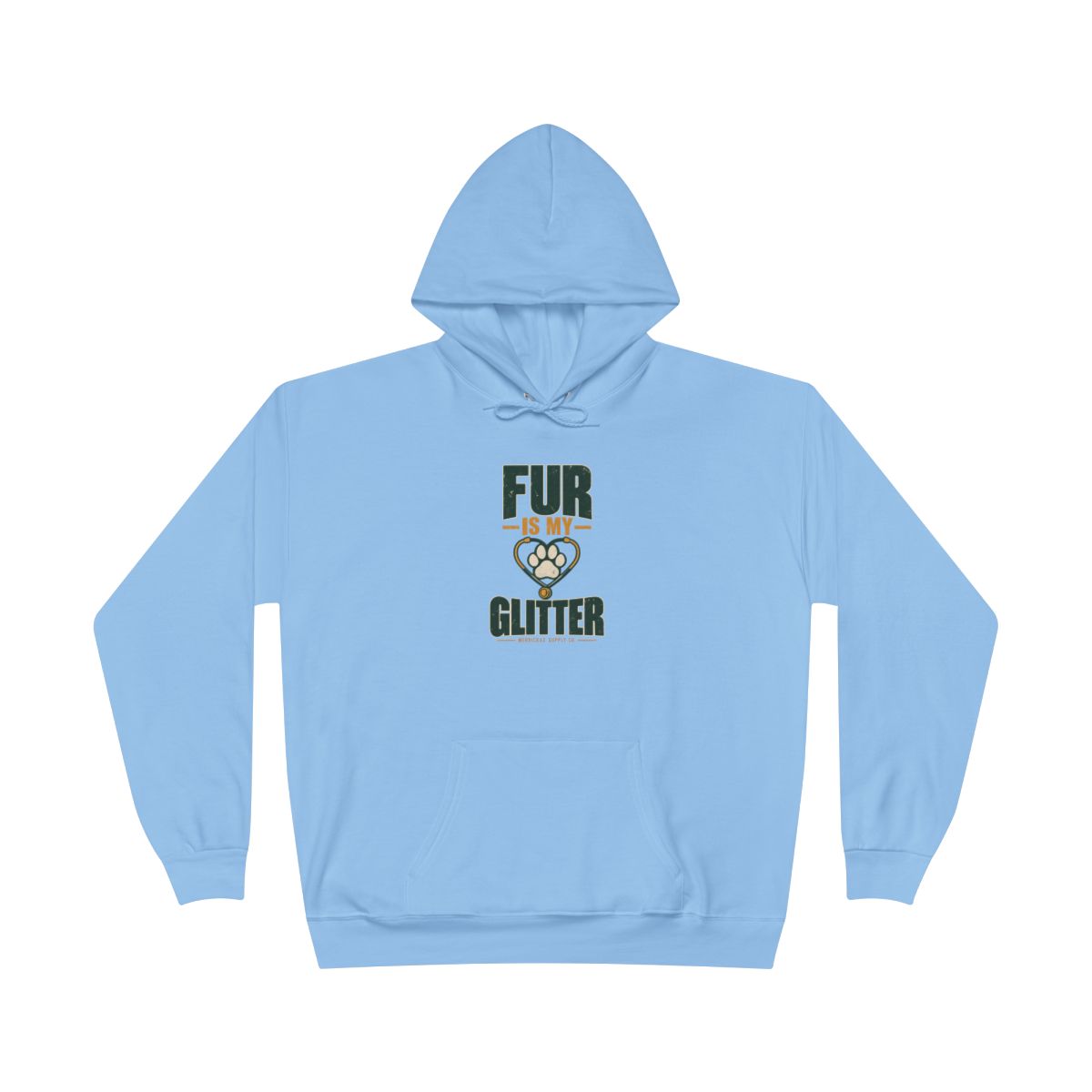 Fur Is My Glitter Heavyweight Hoodie
