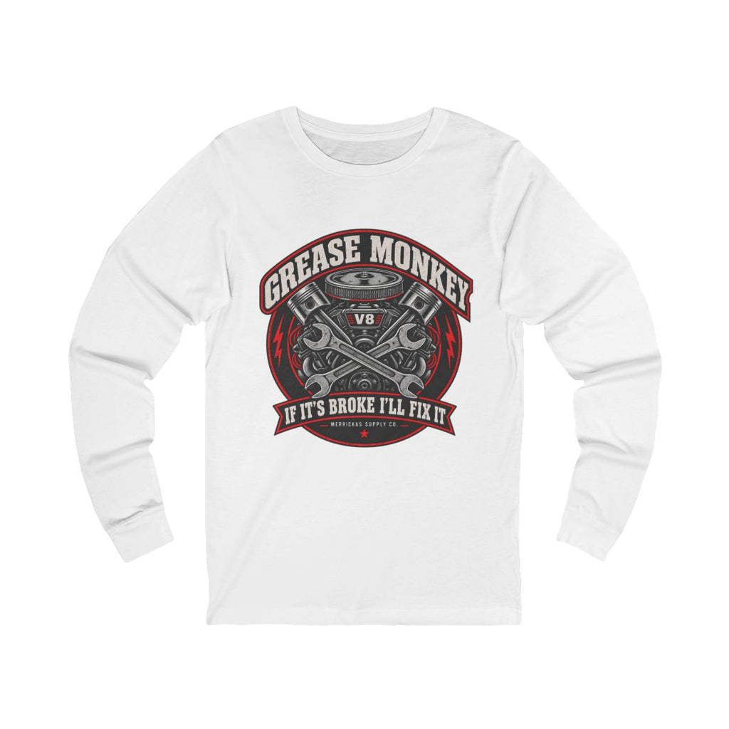 Grease Monkey Long Sleeve Tee