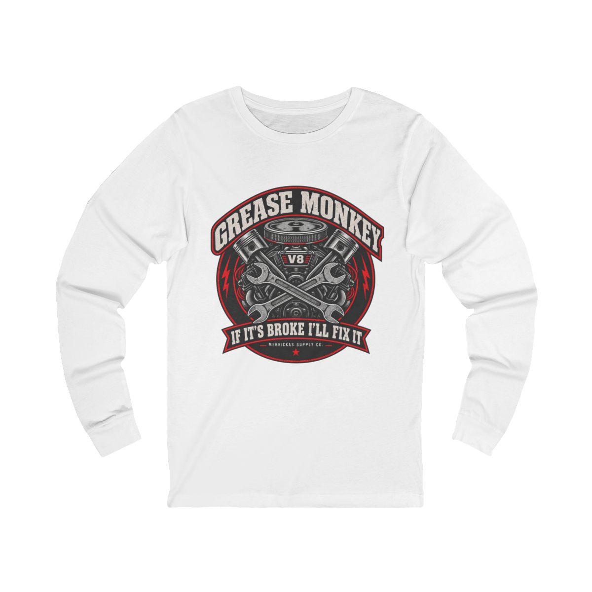 Grease Monkey Long Sleeve Tee