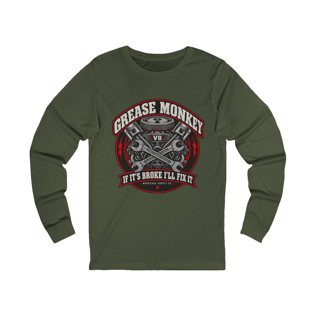 Grease Monkey Long Sleeve Tee