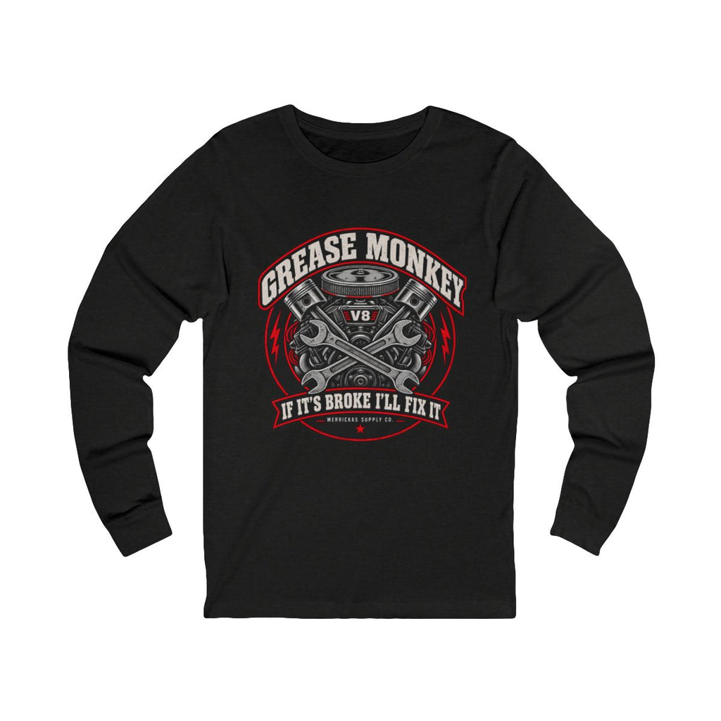 Grease Monkey Long Sleeve Tee