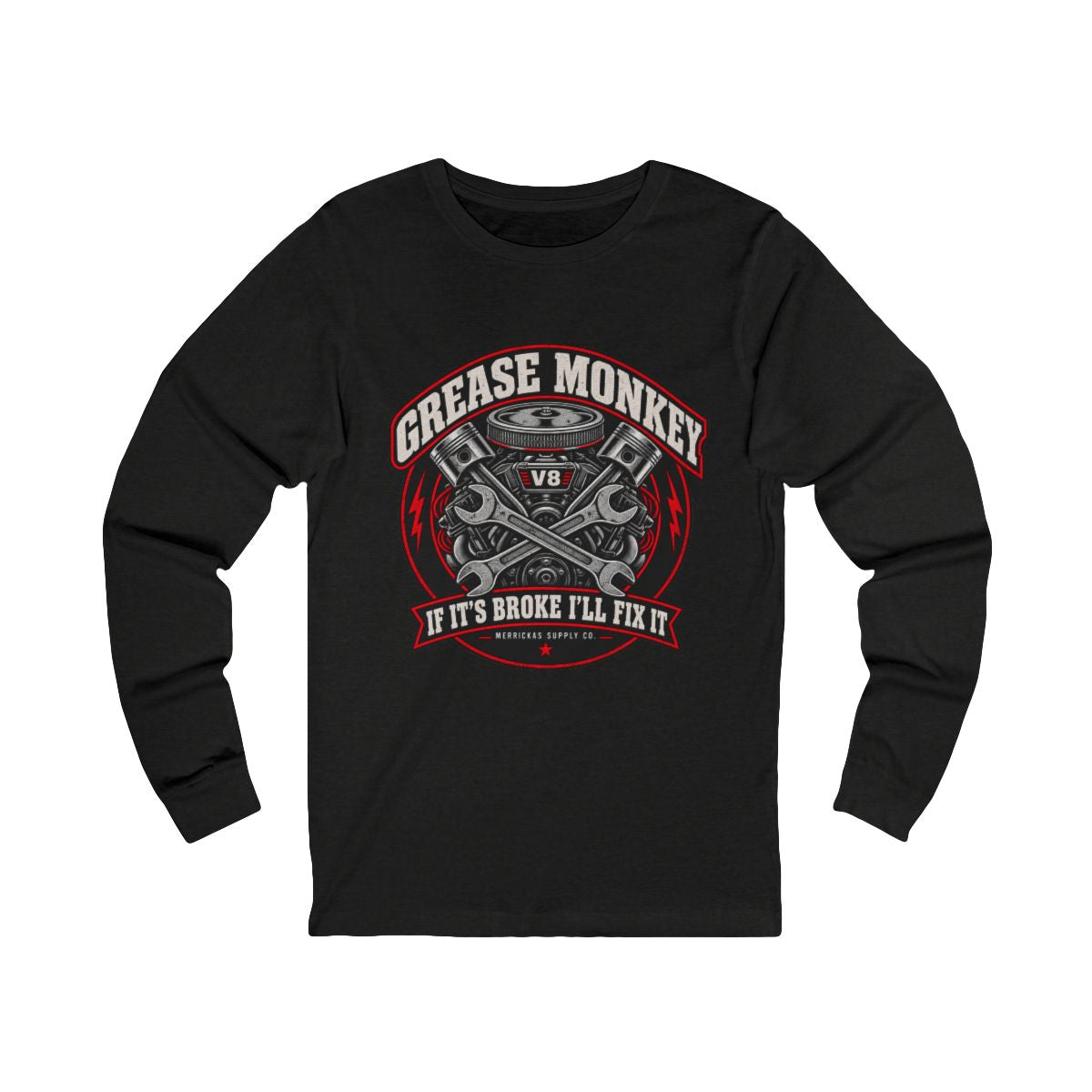 Grease Monkey Long Sleeve Tee