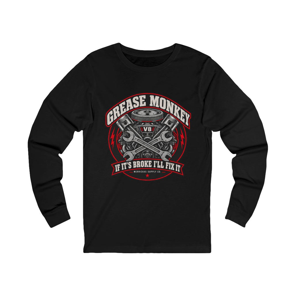 Grease Monkey Long Sleeve Tee
