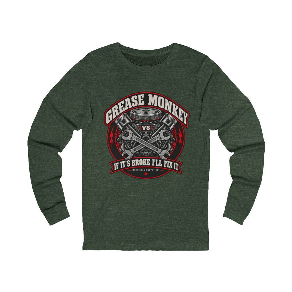Grease Monkey Long Sleeve Tee