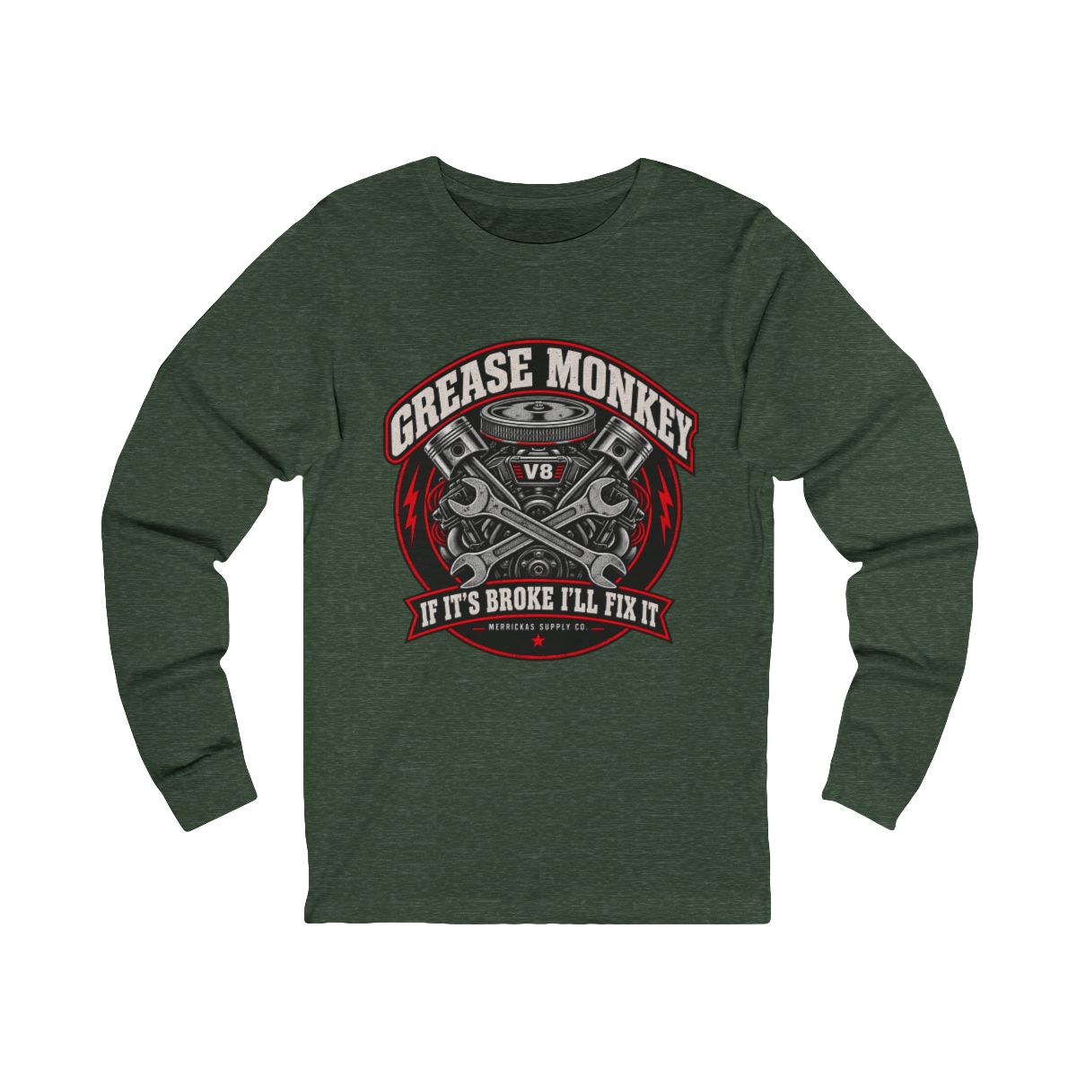 Grease Monkey Long Sleeve Tee