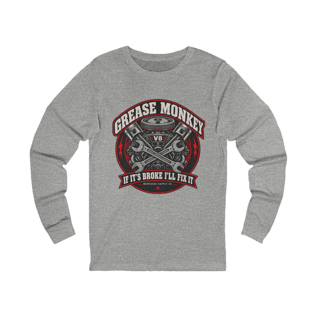 Grease Monkey Long Sleeve Tee