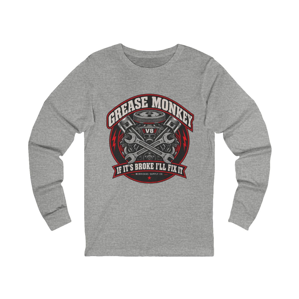Grease Monkey Long Sleeve Tee