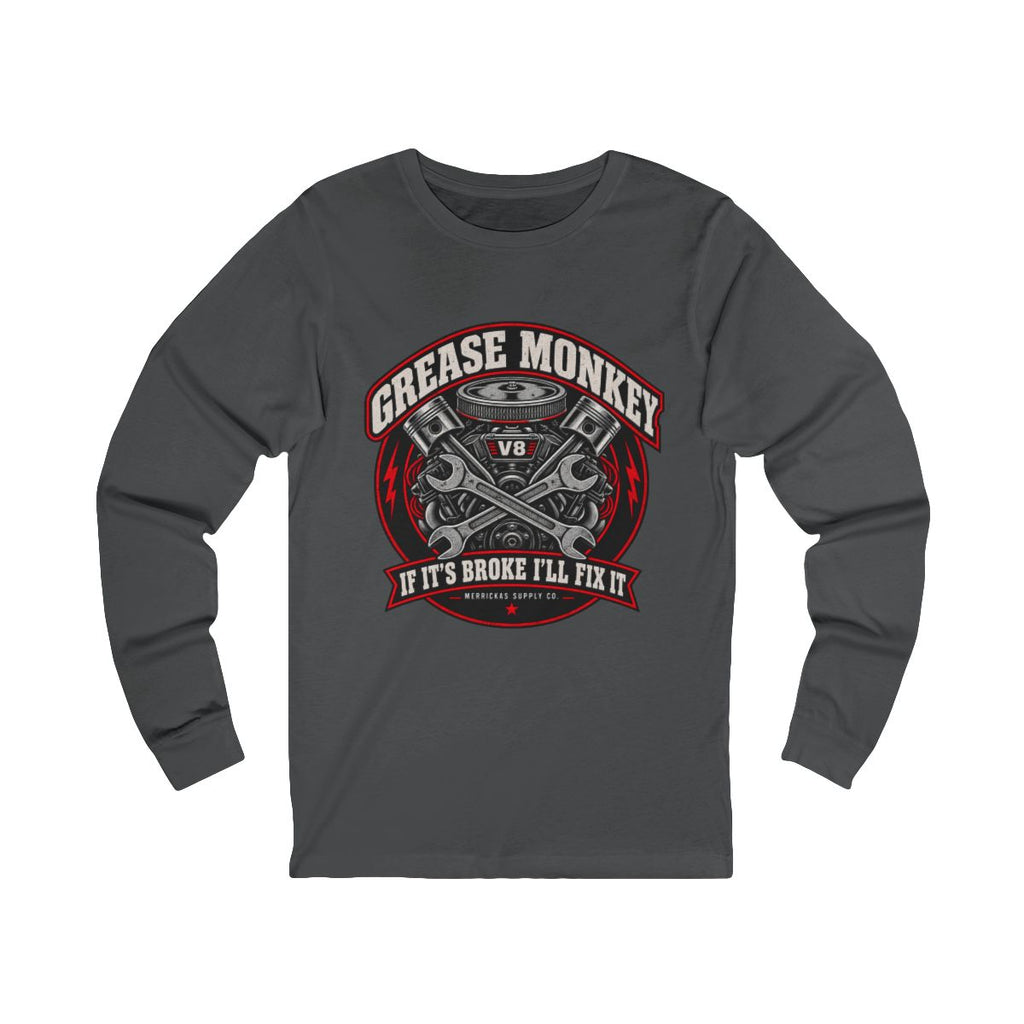 Grease Monkey Long Sleeve Tee