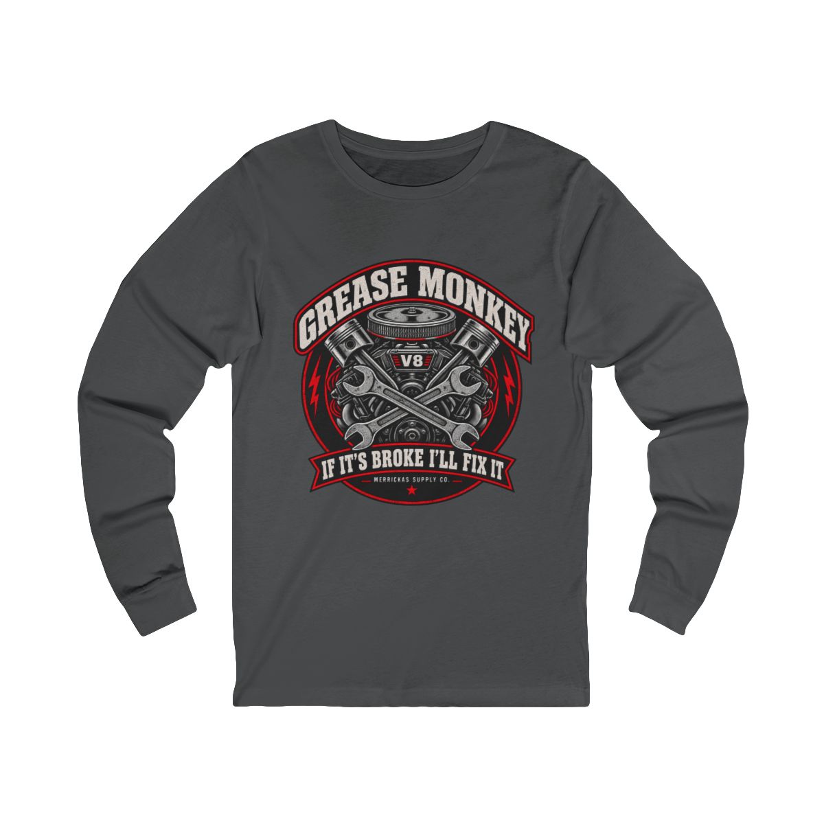Grease Monkey Long Sleeve Tee