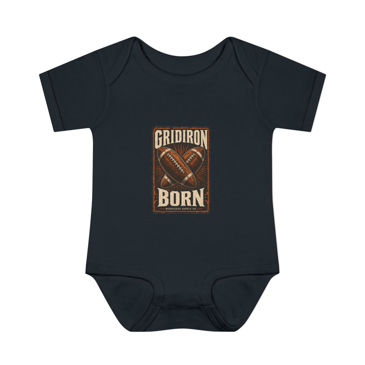 Gridiron Born Baby Onesie