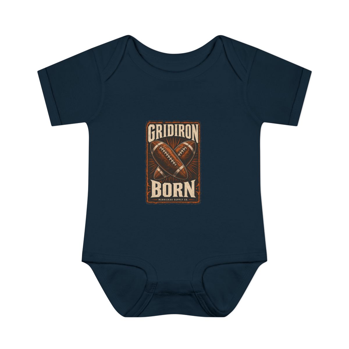Gridiron Born Baby Onesie