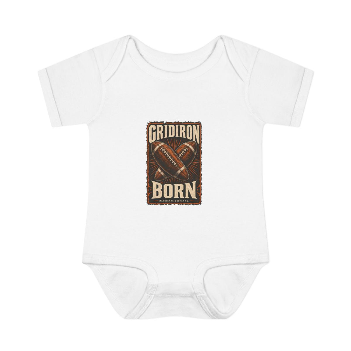 Gridiron Born Baby Onesie