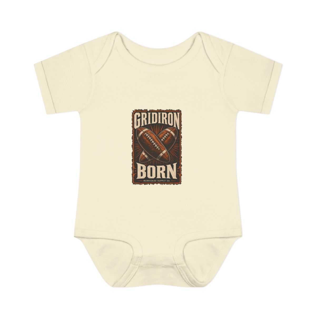 Gridiron Born Baby Onesie