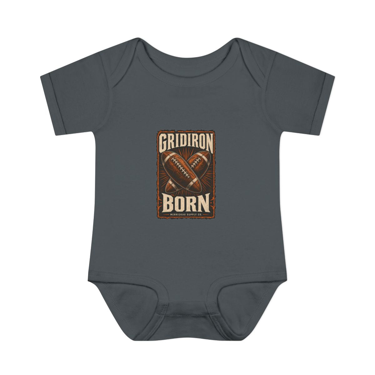 Gridiron Born Baby Onesie