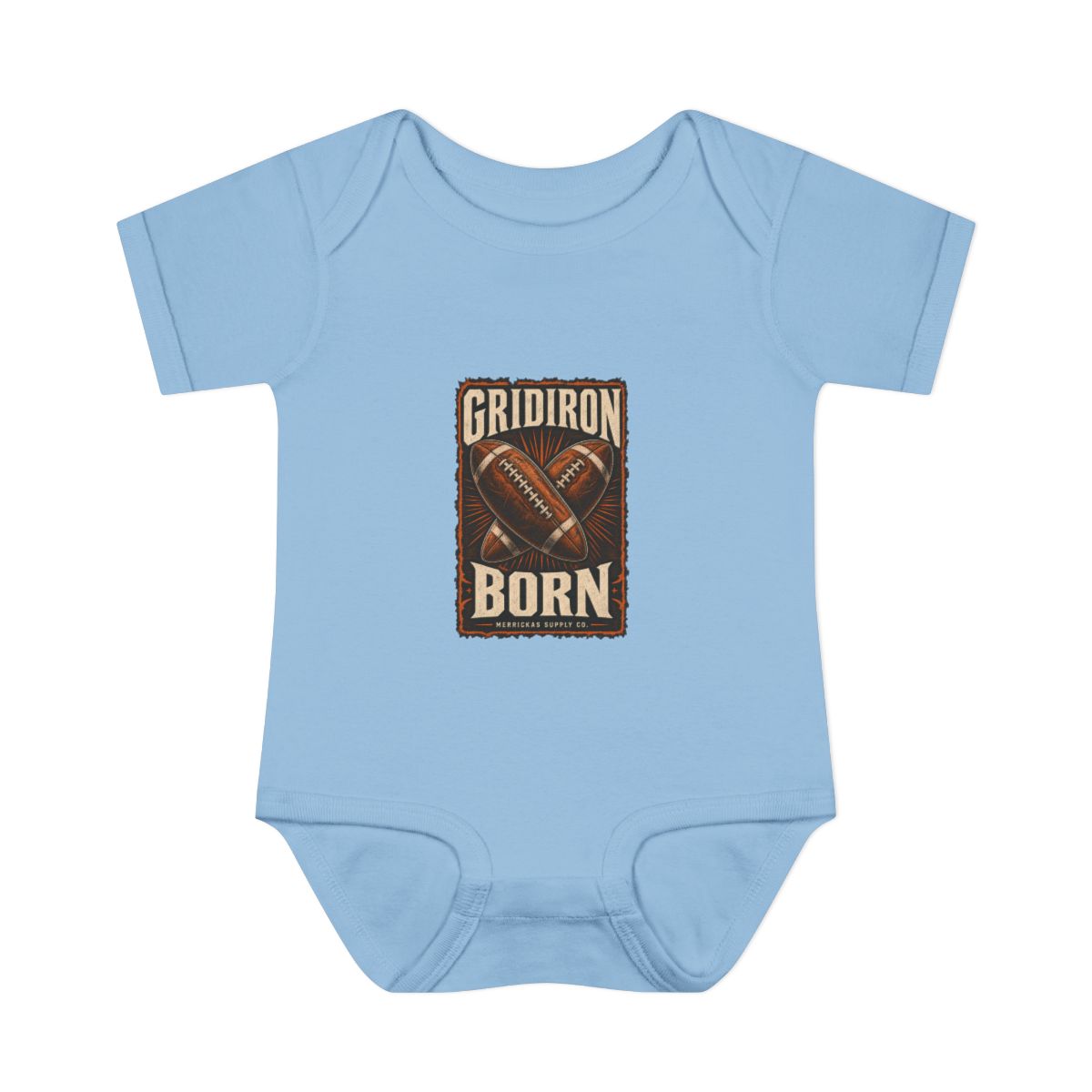 Gridiron Born Baby Onesie