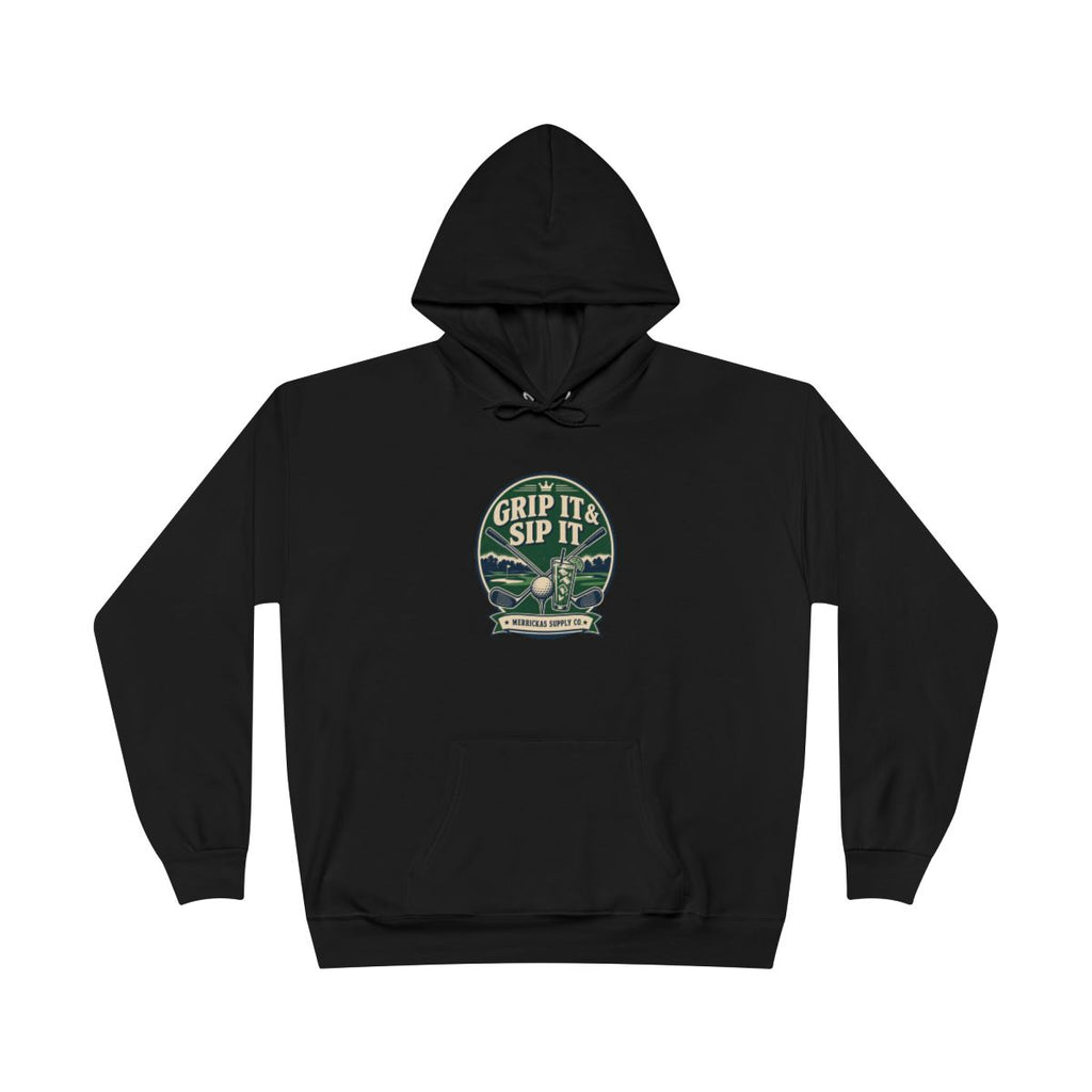 Grip It & Sip It Blackout Hoodie
