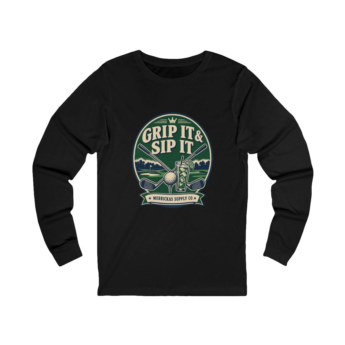 Grip It & Sip It Long Sleeve Tee