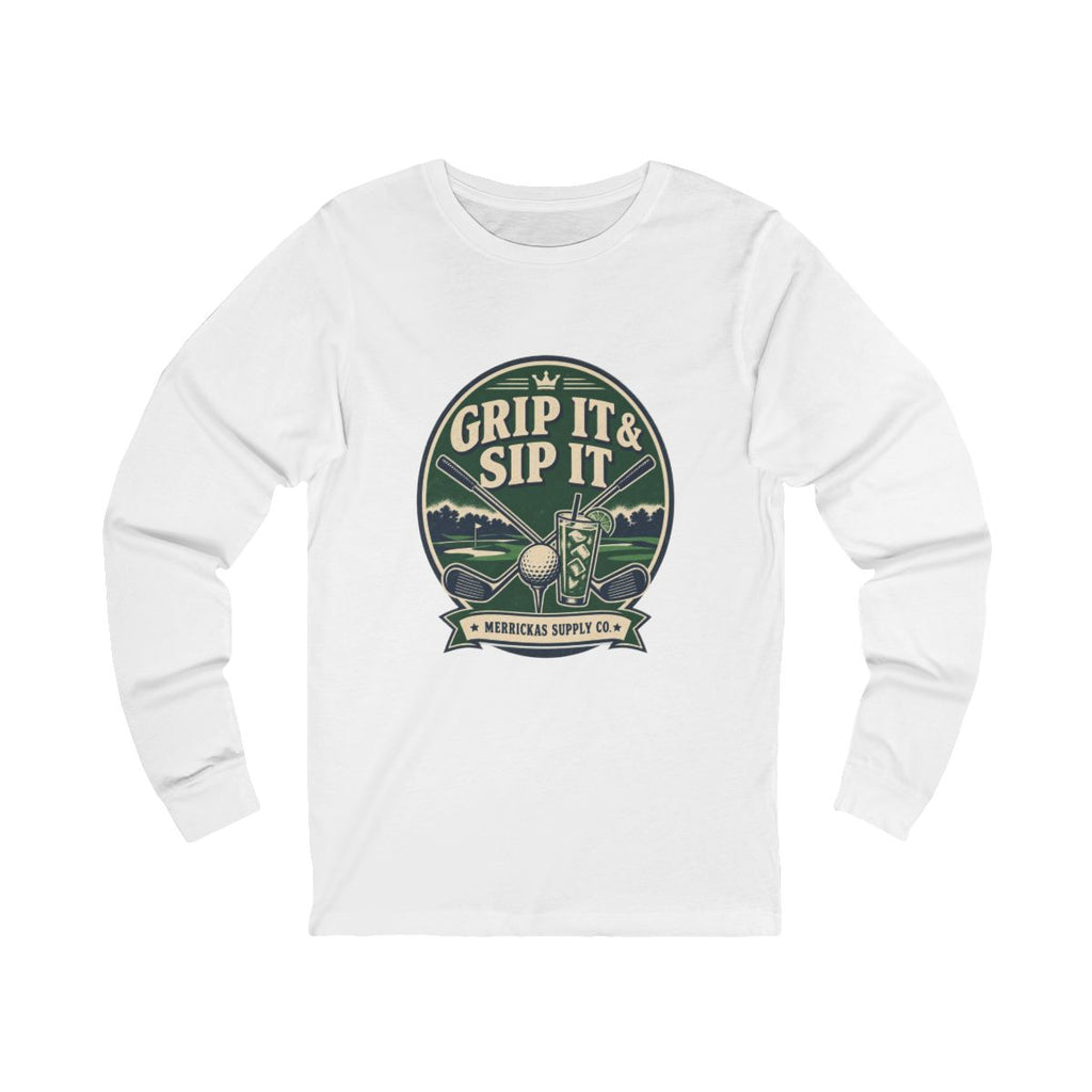Grip It & Sip It Long Sleeve Tee