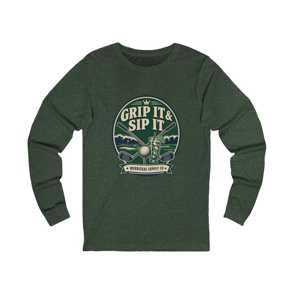 Grip It & Sip It Long Sleeve Tee