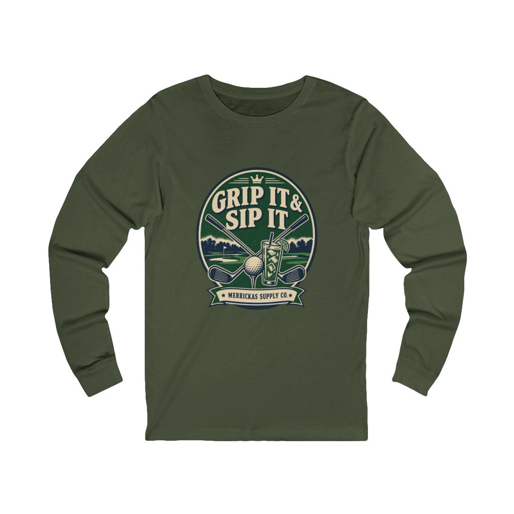Grip It & Sip It Long Sleeve Tee