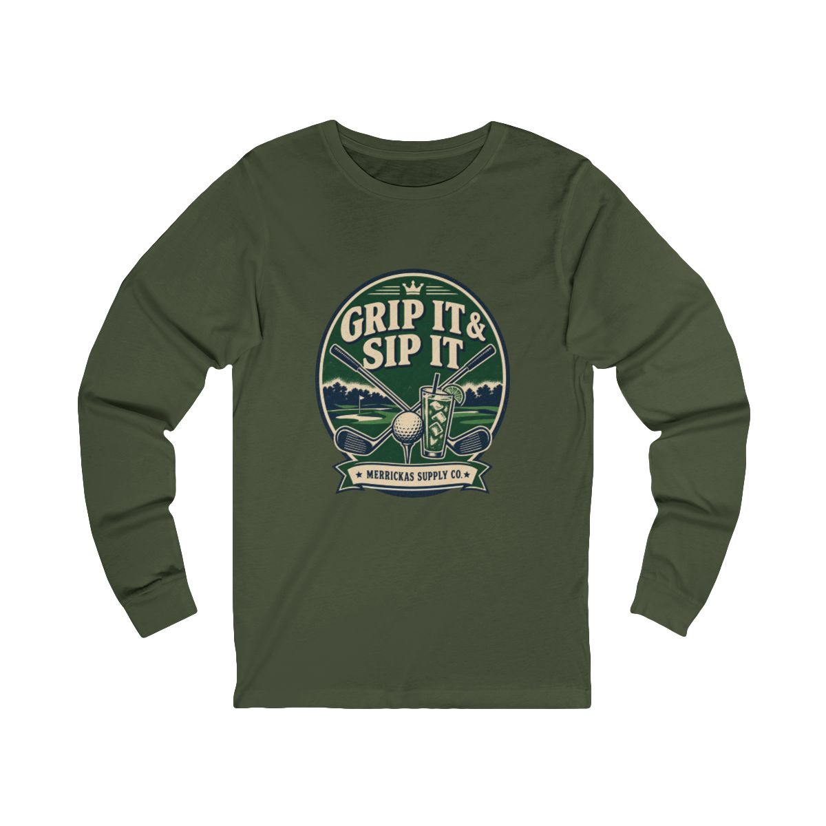 Grip It & Sip It Long Sleeve Tee