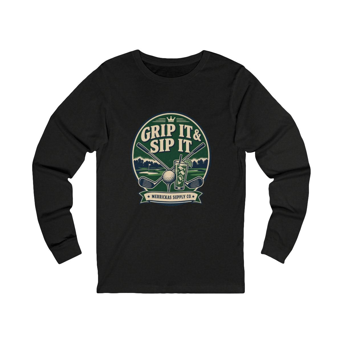 Grip It & Sip It Long Sleeve Tee