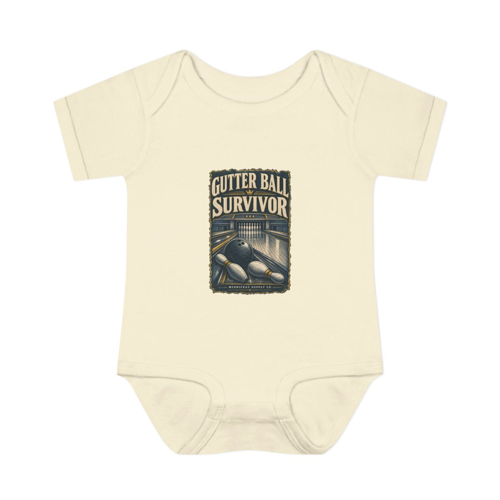 Gutter Ball Survivor Baby Onesie