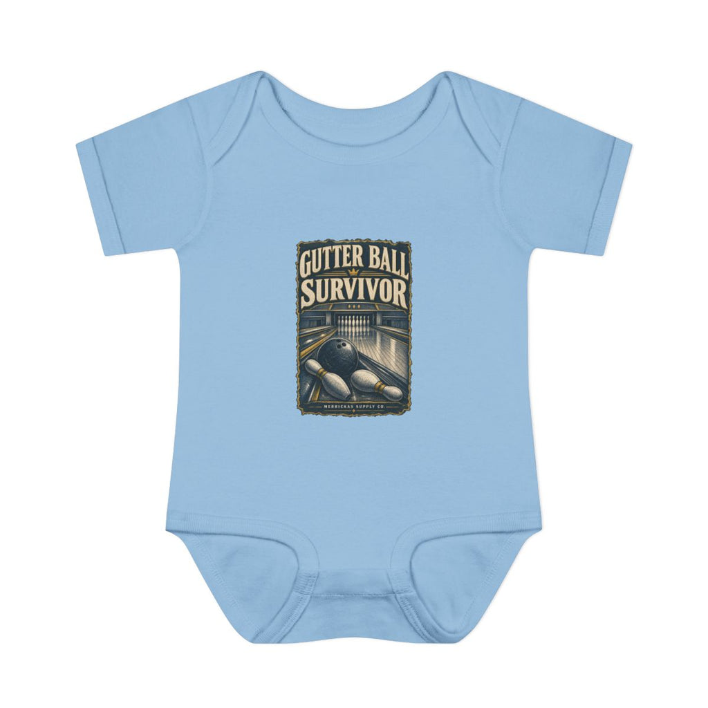 Gutter Ball Survivor Baby Onesie
