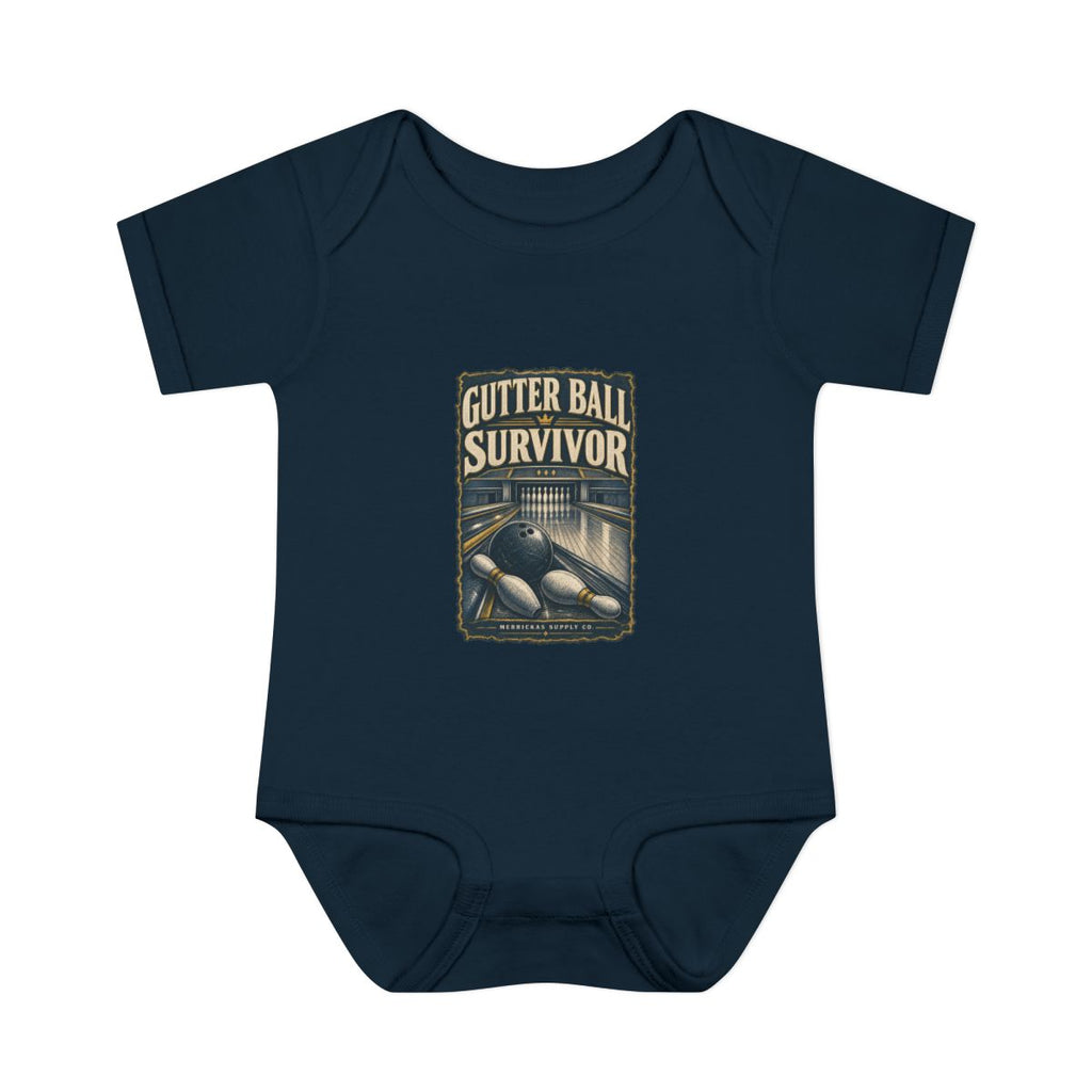 Gutter Ball Survivor Baby Onesie