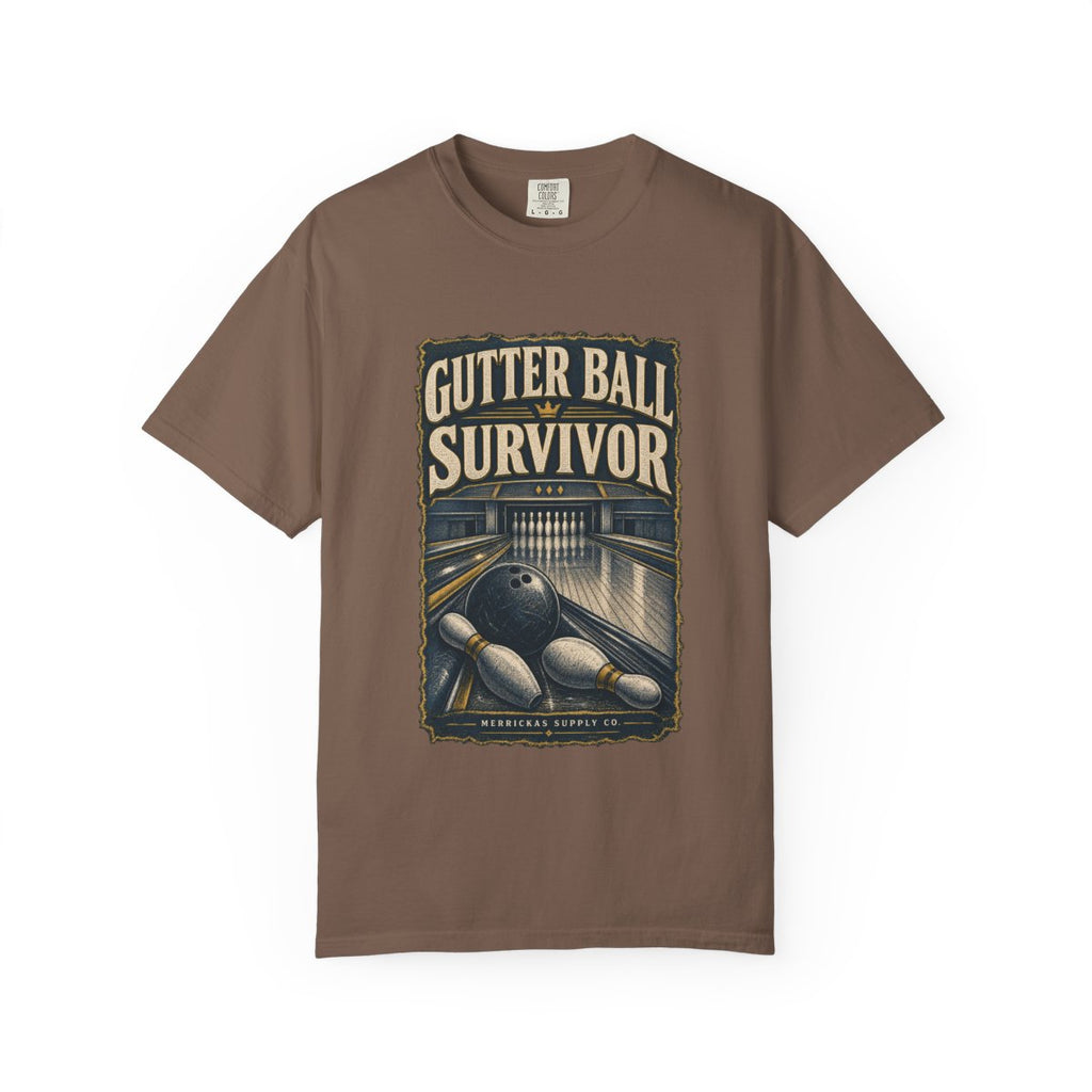 Gutter Ball Survivor Garment-Dyed Tee
